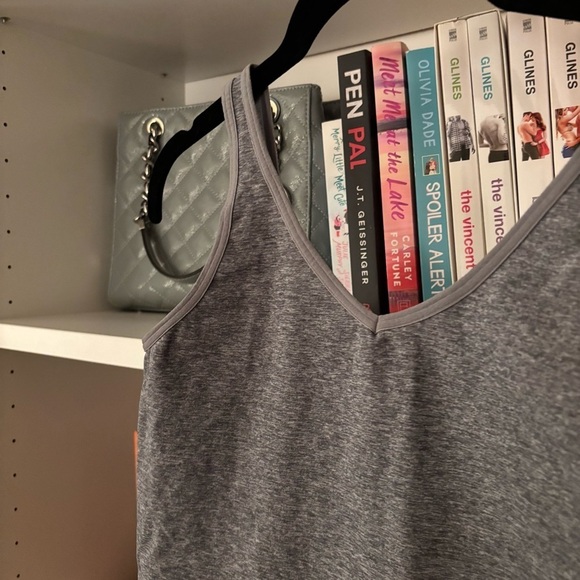 Nordstrom Calson Gray Tank Top Size Small - Picture 5 of 6